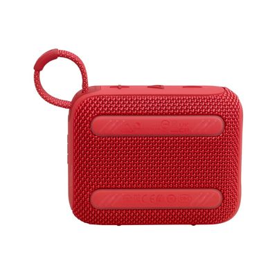 JBL Go 4 Ultra-Portable Bluetooth Speaker (4.2W, Red)